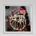 thumbnail image 4 of Northlight Lighted Santa Claus Christmas Window Decoration - 18", 4 of 8