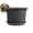 Black, variant on Thicken Flowerpot Plant Pot Planter Flower Pot with Saucer for Garden Plant Pot Home Decoration(Black)
