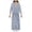 Sky Blue, variant on PMVFHDE Womens Solid Color Comfortable Versatile Short Sleeve Long Robe Bathrobe Quick Drying Home Wear Robe For Women Navy，M
