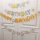 thumbnail image 5 of Decoración de fiesta de cumpleaños de margaritas, pancarta de guirnalda de flores blancas, decoración de fiesta de cumpleaños, suministros de banderines de escena decorados, 5 of 5