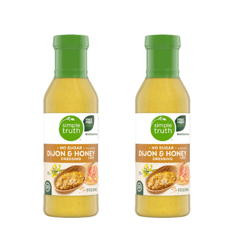 Simple Truth No Sugar Dijon & Honey Dressing, 12 fl oz,2 Pack