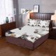 thumbnail image 2 of ABPHQTO Juego de ropa de cama de 3 piezas Funda nórdica linda con 2 fundas de almohada para la decoración de la habitación del hogar, 2 of 4