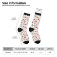 thumbnail image 2 of Honeii Vintage Christmas Reindeer Print Adult Socks,Crew Socks,Casual Calf Socks,Daily Wear Socks for Men & Women, Perfect for Sports, Casual and Everyday Use, 2 of 6