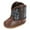 Coffee, variant on CAICJ98 Baby Boys Girls Western Cowboy Boots Infant Cowgirl Boots Moccasins High Top Booties Toddler Soft Sole Non-Slip First Walker Crib Shoes Brown,3.5(Infant/Toddler)