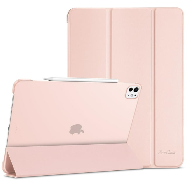 Funda ProCase para iPad Pro 13" M4 M5 Rosa Claro