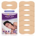 thumbnail image 1 of 10/30pcs pegatinas anti ronquidos en forma de O Niños adultos que evitan la respiración de la boca por la noche Cinta pegatina de corrección de la boca, 1 of 8