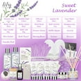 thumbnail image 2 of Christmas Gifts for Women - 22-Piece Luxury Lavender Bath and Body Gift Basket Set for Women, Spa Gift Baskets Set with Bath Bomb | Self Care Mothers Day Birthday Gift Sets for Her, Bridal Shower, 2 of 6