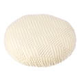 thumbnail image 1 of Cubiertas de taburete redondas Uxcell, cubiertas de taburete elásticas lavables, funda de cojín de taburete, funda elástica para asiento de silla de taburete color beige 14"-18", 1 of 7