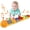 Orange With Teether, variant on BTEPSGA Baby Toys Musical Caterpillar,Infant Toys Stuffed Animal Toys with Ruler Design and Ring Bell,Baby Teething Toys for Tummy Time Newborn Boys Girls 0 3 6 12 Months