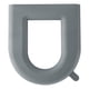 thumbnail image 1 of Asiento De Inodoro De Doble Descarga, Plstico, Alargado, Cierre Suave, Para Uso Domstico Y En Baos Pblicos, Paquete De 1, Negro, Ukhbmc, 1 of 7