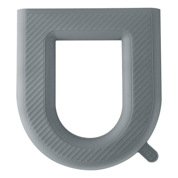 Cojín impermeable en forma de U para asiento de inodoro | Aislamiento de espuma suave para inodoros fríos | Agarre antideslizante y fácil de limpiar | Tamaño estándar para asientos de inodoro