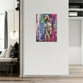 thumbnail image 4 of Banksy Wall Art Graffiti Street Wall Decor Pop Culture Canvas Print Banksy Pictures Graffiti Painting Artwork Home Decorations for Bedroom Bathroom Living Room 12"x16", 4 of 6