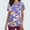 Scrubs-Purple, variant on Gamivast Plus Size Scrubs for Women Pink Floral Print V-Neck Short Sleeve Scrub Tops for Women Breathable Soft Stretch Nursing Scrubs Two Pockets Medical Wear