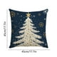 thumbnail image 3 of Uuiauoio Festive Holiday Throw Pillow Cover with Design, Linen-Look Polyester Decorative Cushion Case for Sofa, Living Room, Bedroom, and Seasonal Home Décor, Machine Washable, 3 of 6