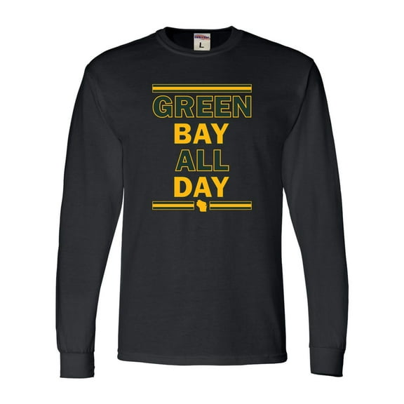 Adult Green Bay All Day Long Sleeve T-Shirt