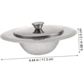 thumbnail image 3 of Sink Strainer Stainless Strainer Mesh Strainer Stainless Steel Sink Metal Sink Drain Strainer Anti Clogging Strainer Kitchen Sink Filter Stainless Steel Sink Strainer Food 2 Sets, 3 of 5