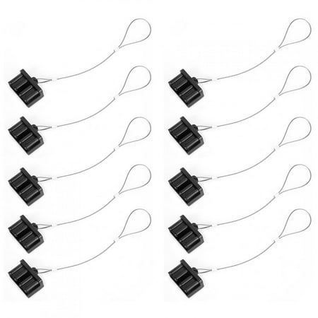 

10Pcs Black Forklift Connector Dust Cap Power Tool Accessories Hard Texture Plastic 175A