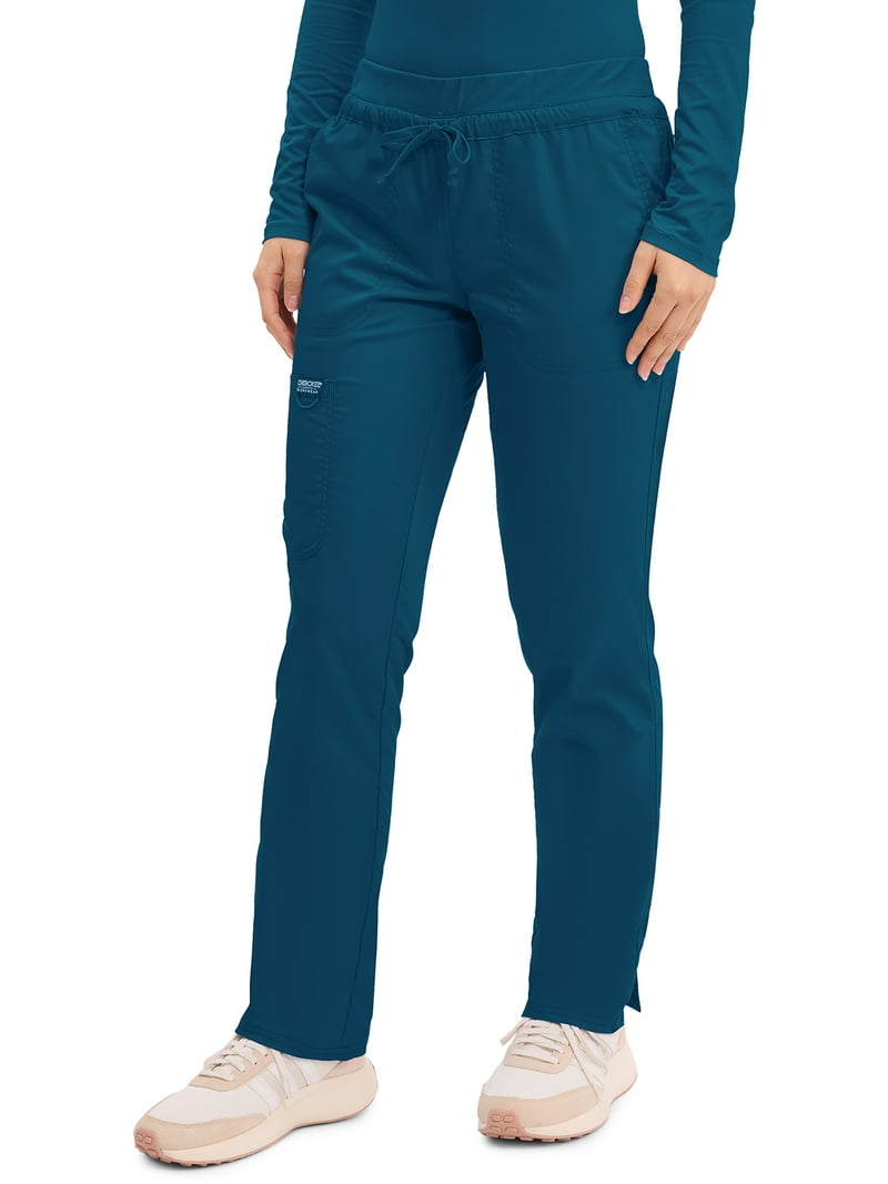 Cherokee Workwear Revolution Women's Scrubs Pant Mid Rise Tapered