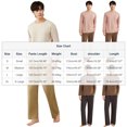 thumbnail image 3 of Dreluolixuan Winter Underwear Thermal Men Soft Long JohnsTight Hunting Gear Base Layer Cold Weather Camping Top and Bottom Sets, 3 of 9