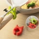 thumbnail image 1 of Cuchara con clip de olla - Portautensilios de cocina de silicona para olla, placa y tapa - verde o rojo, 1 of 1