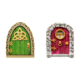 thumbnail image 1 of Puerta Hadas Casa Muñecas Elfo en Miniatura Artesanía para Árboles Jardín (3), 1 of 9