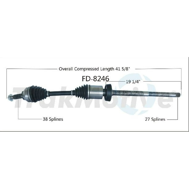 OE Replacement for 20092014 Ford Taurus Front Right CV Axle Shaft