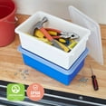 thumbnail image 6 of ECR4Kids Cubby Storage Plastic Bin with Lids, Multipurpose Organization, Assorted, 10-Piece, 6 of 9