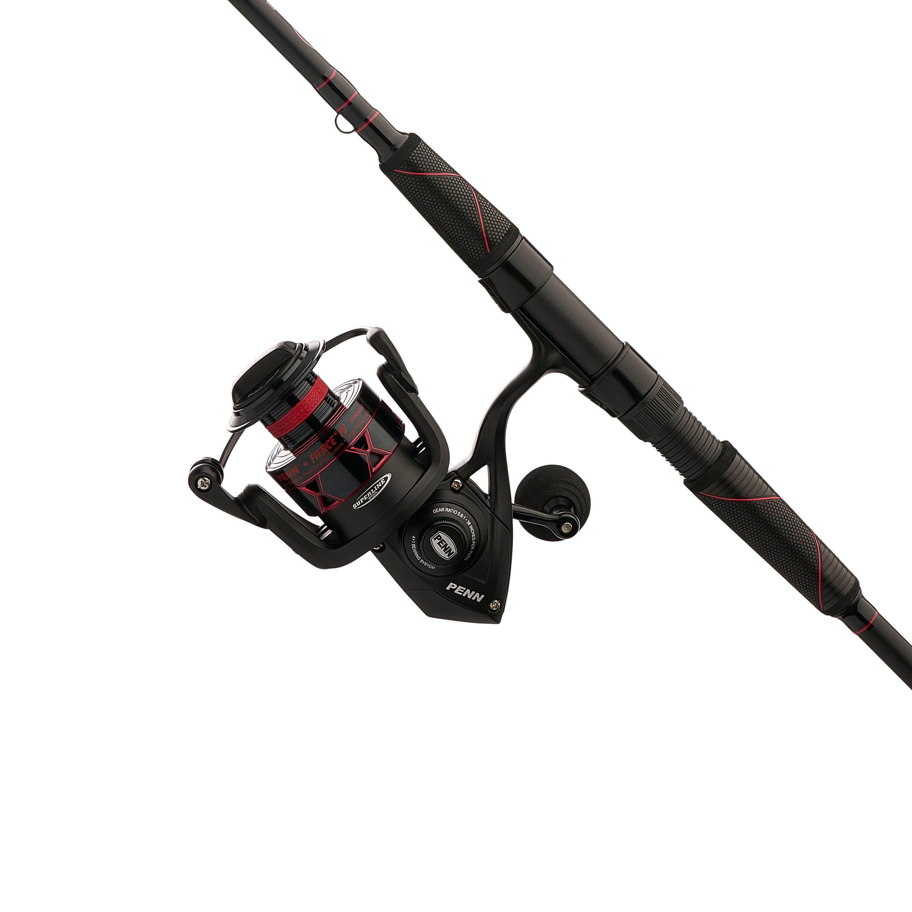 PENN Fierce IV LE Combo, 7' Medium Heavy Fishing Rod, 5000 Size Reel