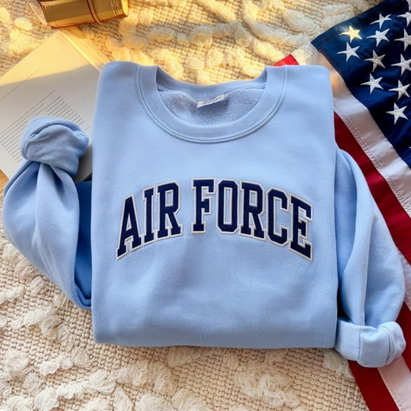 Embroidered Air Force Sweatshirt, Air Force Graduation, Air Force Matching Family Sweatshirt, U S Airman Shirt, Air Force Sweatshirt