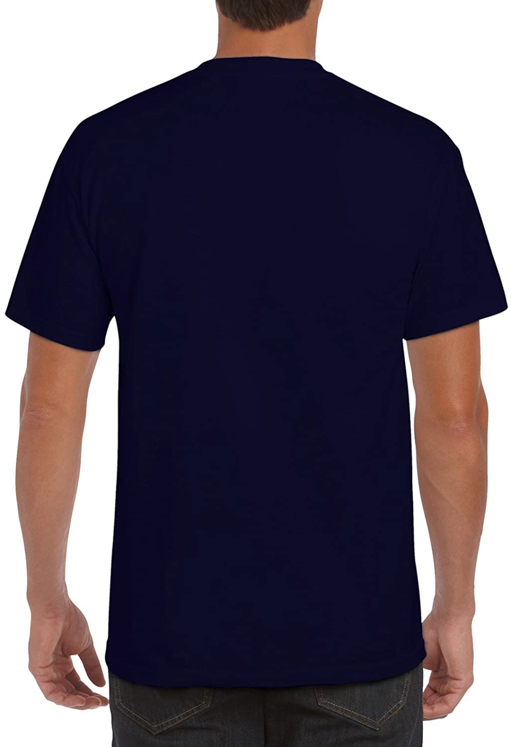 Gildan Mens classic short sleeve t-shirt with pocket - image 2 of 2