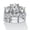 Platinum-plated Brass, variant on 2 Piece 5.66 TCW CZ Bridal Ring Set in Platinum-Plated