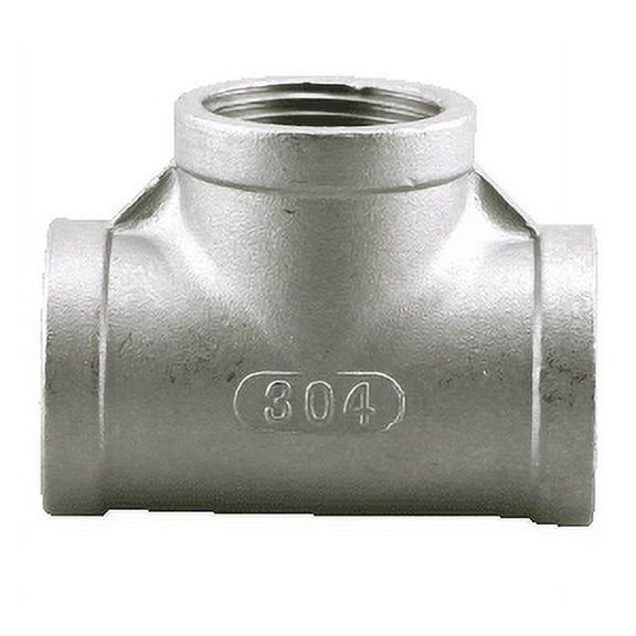 304 Stainless Steel Tee, 3 Way, 1"