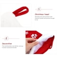 thumbnail image 2 of Houderco Christmas Party Stocking Red Family 1Set 17.7x8.7in, 2 of 6