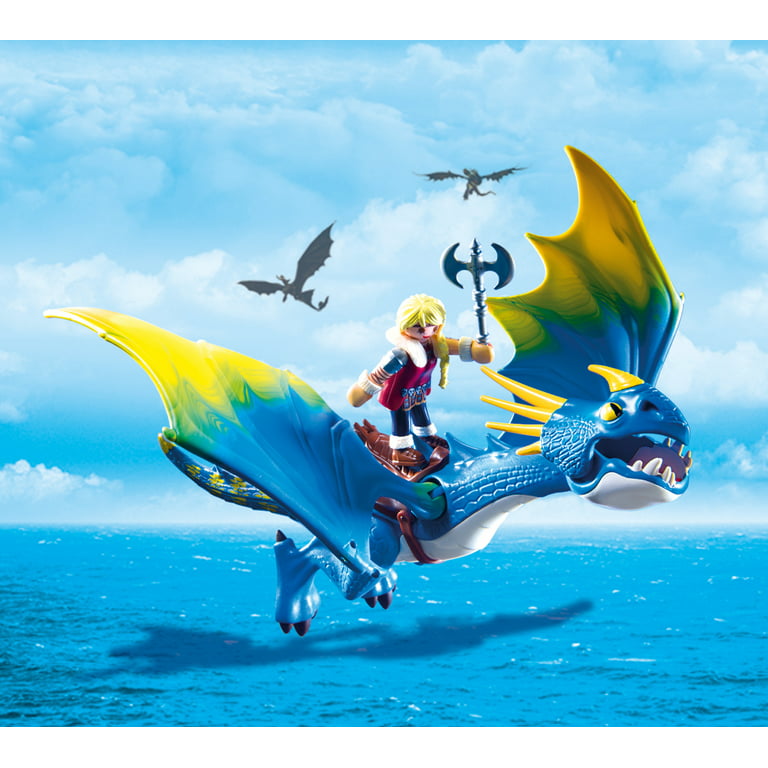Taiko mave Kilauea Mountain mock PLAYMOBIL How to Train Your Dragon Astrid & Stormfly - Walmart.com