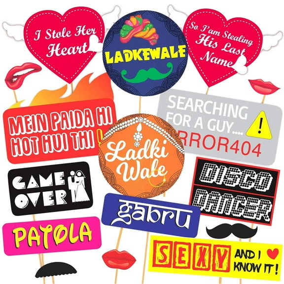 Party Photo Booth Props DIY Kit