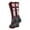 #02, variant on Maroon/White Player Id Crew Number Socks (#99, Large)