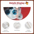thumbnail image 3 of Sikiie Stylish Polar Bear Sunglasses Christmas Tree Skirt, Christmas Tree Decorations, Christmas Decor, Tree Mat Decoration(30-48IN)-36", 3 of 6