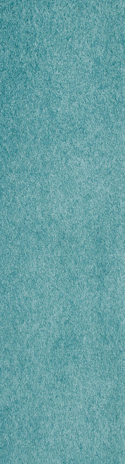 Home Queen Solid Teal Color Custom Size Runner 2' x 4' - Area Rug ...