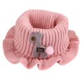 thumbnail image 1 of Kids Knitted Scarf Windproof Cartoon Warm Winter Circle Scarf Winter Neck Gaiter, 1 of 10