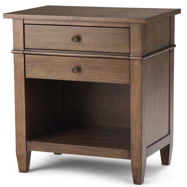 Brooklyn + Max Richland Solid Wood 24 inch Wide Contemporary Bedside