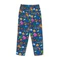 thumbnail image 3 of Lsque Sea Fish Print Women's Pajama Pants, Lounge Pant - Comfortable Home Wear,Elastic Waistband, Stylish Design-Large, 3 of 9