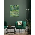 thumbnail image 3 of DECORARTS - The Japanese Bridge (The Water-Lily Pond), Claude Monet Art Reproduction. Giclee Canvas Prints Wall Art for Home Decor 20x16", 3 of 7
