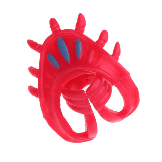 Accesorios de joyería Hugo Collar de Plástico de doble piso para muñeca rojo