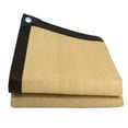 thumbnail image 1 of Sombrilla de color beige con protección solar incrustada, sombrilla roja para balcón en patio exterior, color beige, 1 of 7
