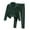 03# Green, variant on Womens 2 Piece Outfit Ladies Double Sided Velvet Tops Winter Warm Self Heating Tracksuit Sets Oversized Plush Thick Set Fleece Sherpa Sweatshirt and Wide Leg Pants Sets
