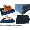 thumbnail image 4 of Dogbed4less 41"X27"X4" Size - Blue Denim Washable  External Replacement Cover Only  1-pack, 4 of 7