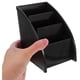 thumbnail image 3 of Caja de almacenamiento de plástico para escritorio Caja de almacenamiento para teléfono Organizador de mesa de oficina Contenedor de almacenamiento de escritorio para el hogar (Negro), 3 of 7