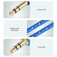 thumbnail image 2 of Cable Auxiliar Adaptador 3.5mm A 6.35mm para Amplificador Mezclador Chapado en 3.5 Jack A 6.5 Jack Aux Cabo Macho A Macho 300cm, 2 of 5