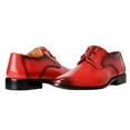 thumbnail image 4 of LIBERTYZENO Men's Classic Formal Oxford Shoes Lace up Leather Dress Shoes, Red, 4 of 8
