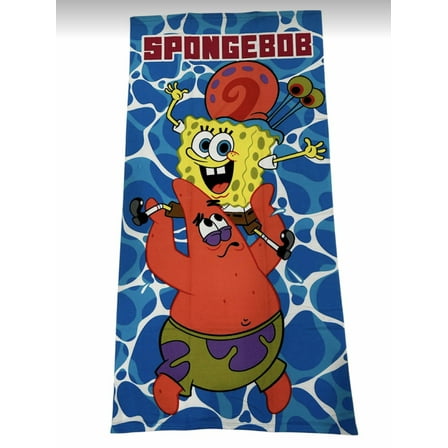Spongebob Bikini Bottom Microfiber Pool Bath Beach Towel 27"x54"